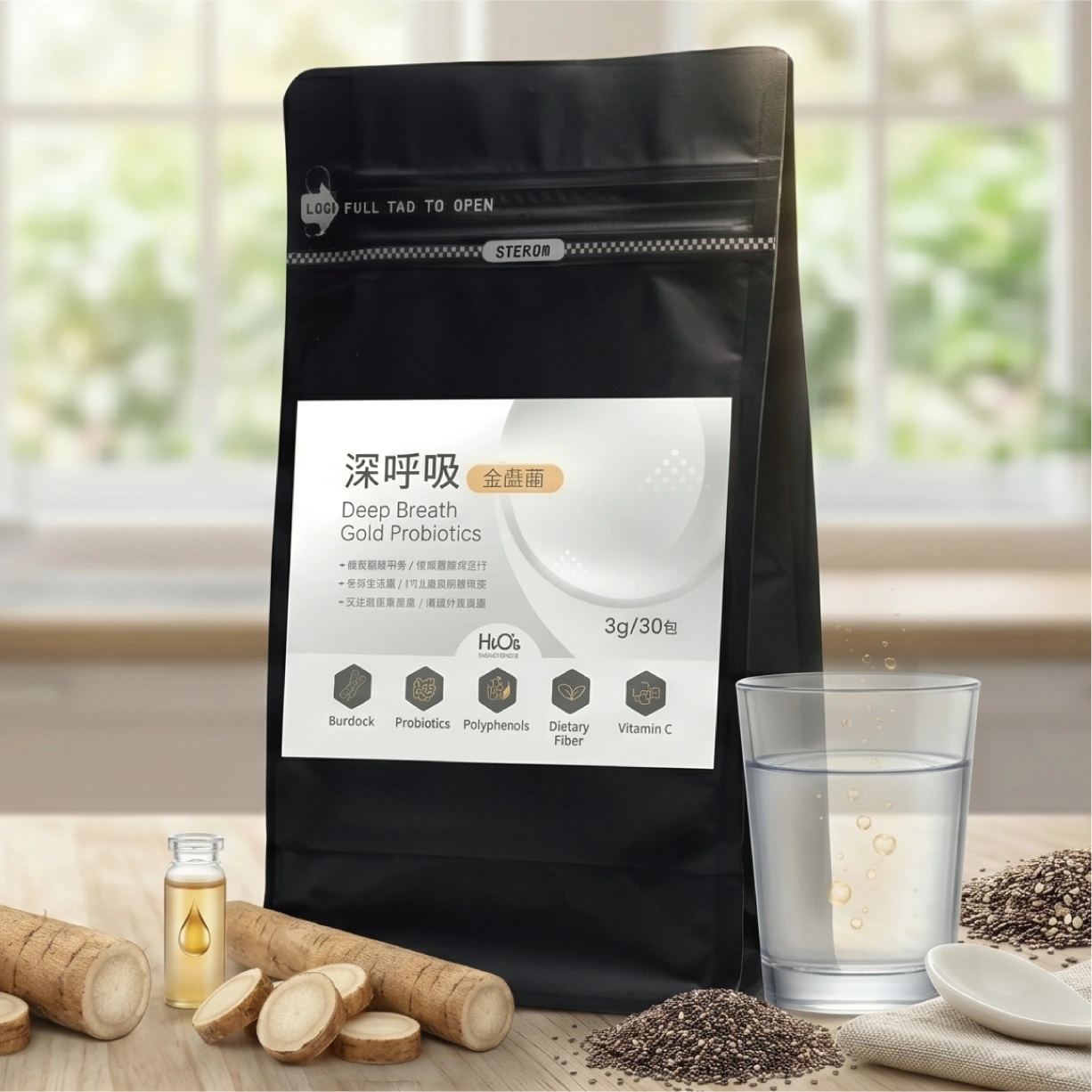 Deep Breath Gold Probiotics (3g × 30)